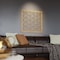 Ekena Millwork Small Hampton Decorative Fretwork Wood Wall Panels, Hickory, 11 3/8"W x 13 1/8"H x 3/8"T WALW12X12X0375HMPHI - alternate 5